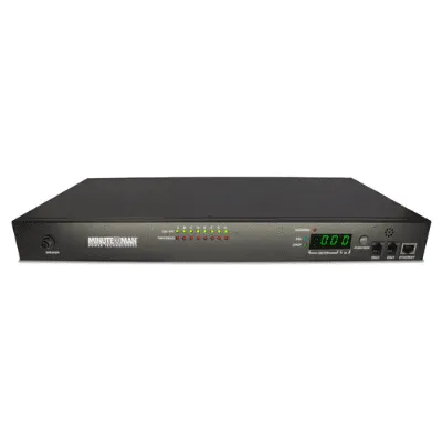 Minuteman - RPM158N1LCD-IEC - EV6 & LCD Series 8 & 24-Port Ip-Addressable 12-amp max load, 15-amp breaker, 8-outlet, 1U/0U mounting RPM, (8) NEMA 5-15/20 receptacles, 10-ft power cord with IEC320 C20 plug RPM