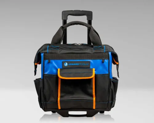 Jonard Tools - RTB-18 - Professional Rolling Tool Bag, 18 Pockets, 16"