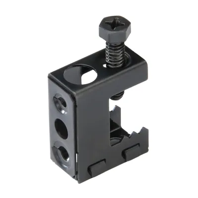 GoSimplyConnect - S45-BC12-10 - Beam Clamps For Flanges 1/8"-1/2", Black Finish - 10 pc/Inner Box