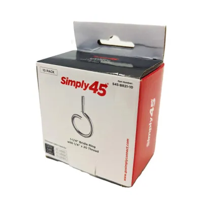 GoSimplyConnect - S45-BR21-100 - Bridle Rings, thread 1/4"x20, Size 1-1/4" , 100 pc/Master Box