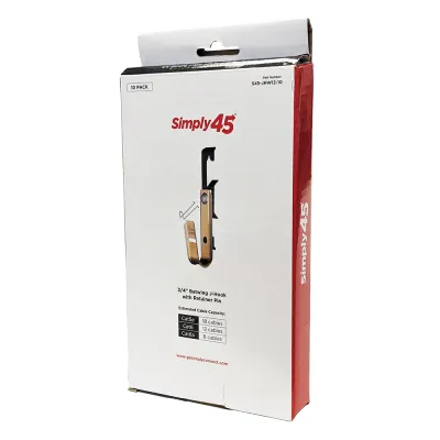GoSimplyConnect - S45-JHW12-100 - Batwing J Hooks, Size 3/4" , 100 pc/Master Box