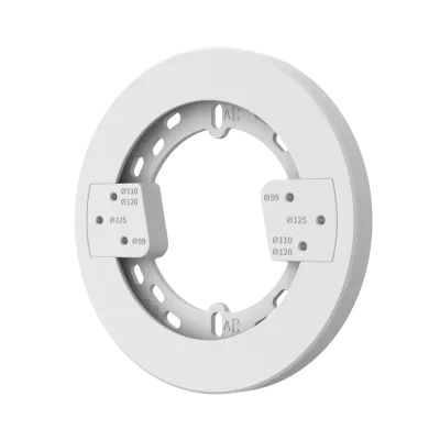 Hanwha - SBD-110GP1 - Adaptor plate for Single, Double, 4" Octagon, supported cameras: QNV-C8011R/C8012/C9011R, QND-6011/21, 8011/21, QNF-8010, 9010, LND-6012R/22R, QND-6012R/22R, 7012R/22R, QNE-8011R/21R, ANE-L6012R, L7012R