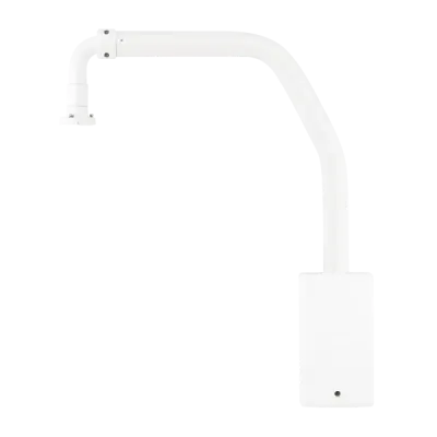 Hanwha - SBP-156LMW - Telescopic Parapet Mount, White color parapet mount , Weight : 7.1 kg (15.7 lb), Product dimensions: 853~1116x1000x95mm(33.6~43.9x39.4x3.8"), Compatible with: XNP-9300RW/8300RW/6400RW, QNP-6320R/6250R/6320H/6250H, Package includ