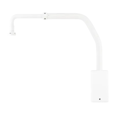 Hanwha - SBP-156LMW - Telescopic Parapet Mount, White color parapet mount , Weight : 7.1 kg (15.7 lb), Product dimensions: 853~1116x1000x95mm(33.6~43.9x39.4x3.8"), Compatible with: XNP-9300RW/8300RW/6400RW, QNP-6320R/6250R/6320H/6250H, Package includ