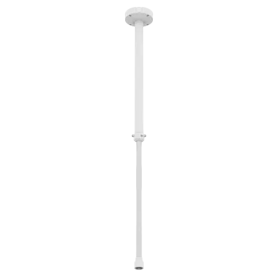 Hanwha - SBP-300CMTW - Telescopic Ceiling Mount with female 1.5" pipe thread and 3/4" conduit access holes, Product dimension: ø180x956.5~1667.5mm (ø7.09x37.66~65.65")