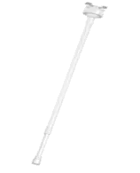 Hanwha - SBP-302CMASW - White Telescopic Pendant Mount with Swivel Adaptor