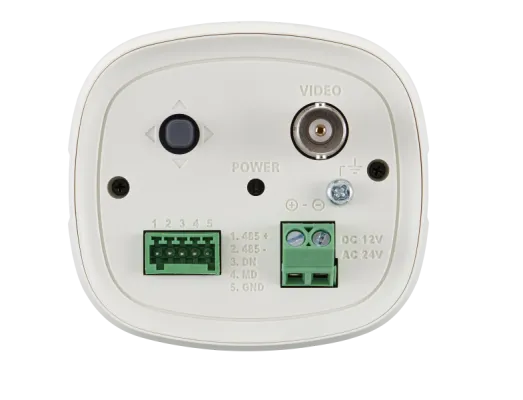 Hanwha - SCB-6005 - Wisenet HD+ 2MP, Full HD(1080p) 30fps, 1/2.8" 2M CMOS, 60dB DWDR, RS485 /Coaxial Control, true D/N, 24VAC/12VDC (Requires 2MP or higher CS Mount Lens)