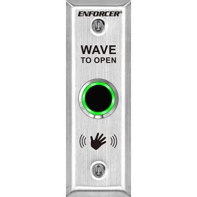 SECO-LARM - SD-9163-KSVQ - Outdoor Wave-to-Open Sensor with Manual Override – Slimline – English
