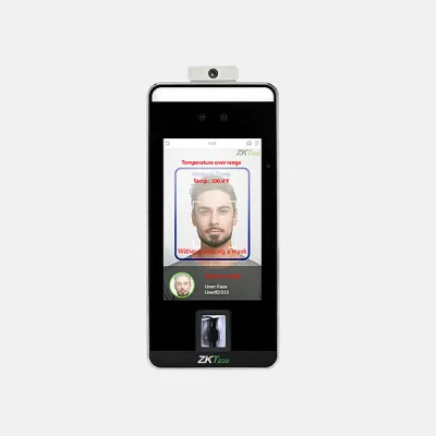 ZKteco USA - SF1005-QR-Mifare - Body-Temperature and Mask Detection with Face and Palm Recognition