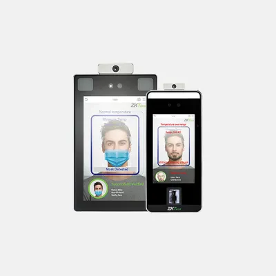 ZKteco USA - SF1005-QR-Mifare - Body-Temperature and Mask Detection with Face and Palm Recognition