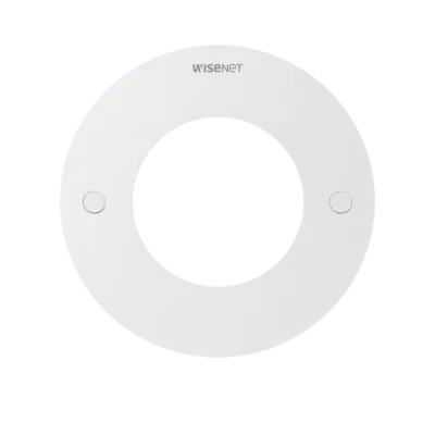Hanwha - SHD-1128FPW - White Plenum Rated Flush Mount. Compatible with: QNF-8010/9010, HCD-6010/6020R/7010RA/7020RA/7030RA, QND-6011/6021/8011/8021/6012R/6022R/6032R/ 7010R/7020R/7030R/8010R/8020R/8030R, LND-6012R/6022R/6032R, XND-6010/6020R/8