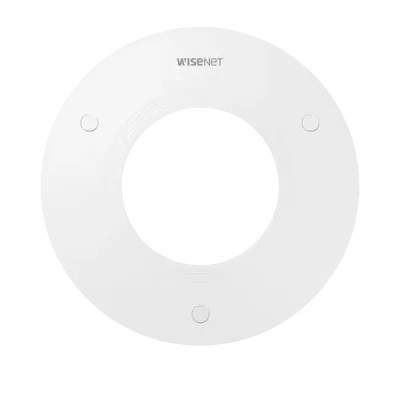 Hanwha - SHD-1408FPW - Plenum rated flush mount, white color. Compatible with HCD-6080R/7070RA, QND-6082R/8080R, XNV-6010/6020R/8020R/8030R/8040R, HCV-7010RA/7020RA/7030RA/6080R/6070R, LNV-6012R/6022R/6032R/6072R, QNV-6012R/6022R/6032R/6082R/8010R/80