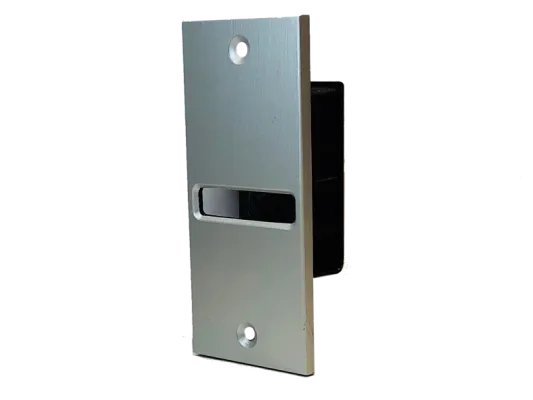 Hanwha - SHD-46VDE - Flush Door Jamb Lens Housing for SLA-T4680V lens (not included) and XNB-6001 (not included), silver color