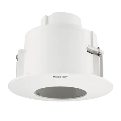 Hanwha - SHP-1680FPW - White color PTZ flush mount. Compatible with HCP-6320/6320A, QNP-6230/6250/6320, XNP-6320/6321/6120H