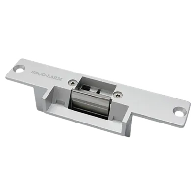SECO-LARM - SK-990BQ - Fail-Safe Electric Door Strike for wood-framed doors. Door unlocks when power is lost. Indoor use only. 12VDC/VAC.