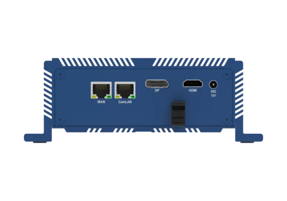 Hanwha - SKY-SU406p-0 - Location Setup Fee Bridge 406+ (Compact Form Factor)
 1MP: 44CH, 4MP: 35CH, Analytics: 15CH, up to 2 LPR cameras, up to 2 days of local video buffering for 35CH @ 4MP, 2x HDMI
 This product is subject to the Wisenet SKY agreem