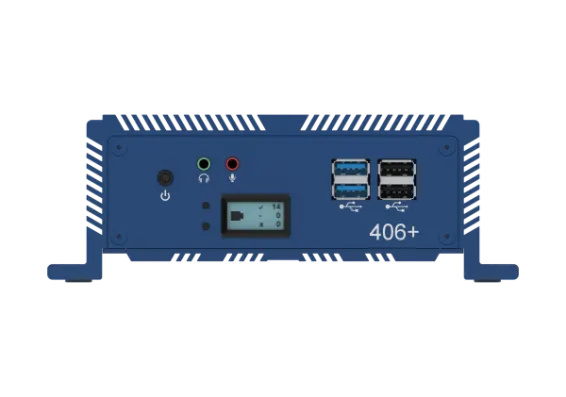 Hanwha - SKY-SU406p-0 - Location Setup Fee Bridge 406+ (Compact Form Factor)
 1MP: 44CH, 4MP: 35CH, Analytics: 15CH, up to 2 LPR cameras, up to 2 days of local video buffering for 35CH @ 4MP, 2x HDMI
 This product is subject to the Wisenet SKY agreem