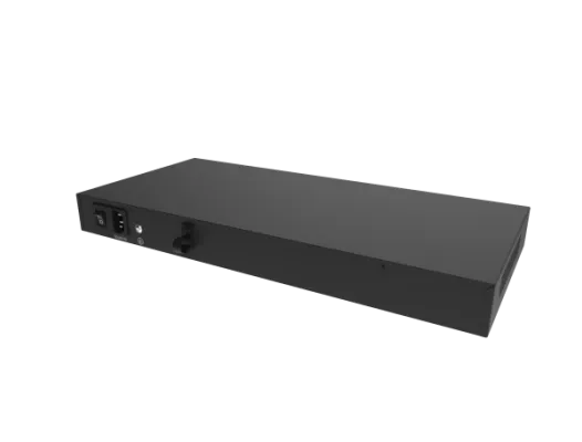 Hanwha - SKY-SW28g-001 - Switch SW28g (24 Port Gigabit PoE+ Switch with 2xUplink and 2xSFP, 802.3af (max 15.4W), 802.3at (max 30W), max power budget 370W, 10/100/1000 Mbps)