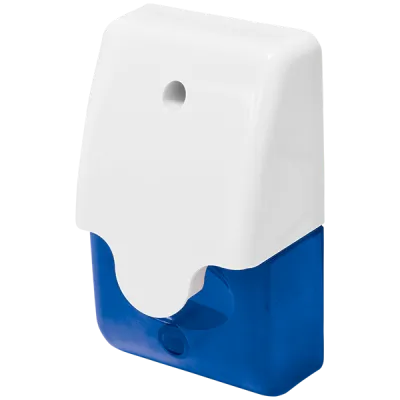 SECO-LARM - SL-1312-SA/B - 6~15 VDC Mini Strobe Siren. Mounts in single-gang box or surface-mount. Weatherproof, Indoor/outdoor use. Blue Lens. Minimum order quantity of 10pcs.