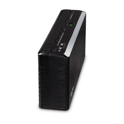 CYBERPOWER - SL700U - 700VA/370W Slim Line Standby UPS, 8 NEMA 5-15R Outlets, NEMA 5-15P Plug, 5 Ft Cord, 2 Type A USB Charging Ports (2.4A Shared), USB, PowerPanel Personal, 3 Yr Warranty