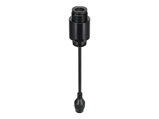Hanwha - SLA-T1080FA - 1.6mm fixed lens module, compatible with PNM-9000QB and XNB-6002, straight body style, 2MP @ 30fps, 0.03 Lux, 187º horizontal field of view, 8 meters cable/ 26 feet cable