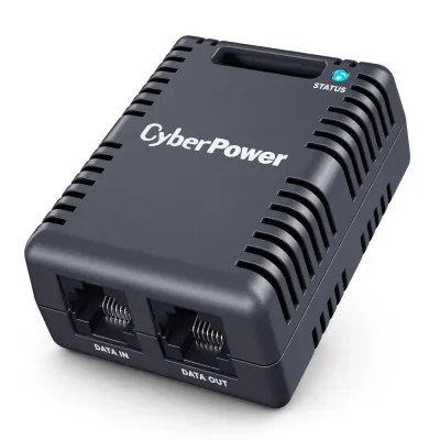 CYBERPOWER - SNEV001 - 4 input contact closures, RJ45 Ethernet port x 2, 10 ft cable, 3 year warranty, Daisy chain x 8 maximum
