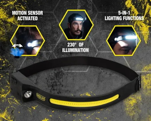 Jonard Tools - SOL-H1 - Solis Rechargeable LED Flex Headlight