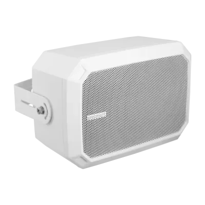 Hanwha - SPA-W100W - IP Audio Speaker, Two-way audio, Scheduler, Background Music, Text To Speech, 10W Amp, 101dB Output, Freq. Range 120Hz-20kHz, 1GB Internal Storage, Single Micro SD slot (Up to 32GB), Built in Relay, SUNAPI, Onvif, SIP, P2P-SIP, I