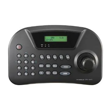 Hanwha - SPC-1010 - Controller, PTZ joystick controller, 2 line text LCD display, up to 255 PTZ/zoom cameras, RS-485