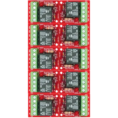 SECO-LARM - SR-2112-C7AQ/10 - Relay Module – 12/24VDC Trigger Voltage, One 7A Form C SPDT Relay