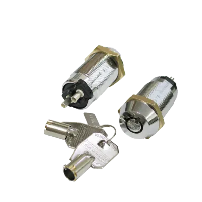 SECO-LARM - SS-090-2H0 - High-Security Tubular Key Lock, SPST, shunt-ON/OFF. Key removable from ON & OFF position. Key #1300. Sold in multiples of 5 (price is for 1 pc).