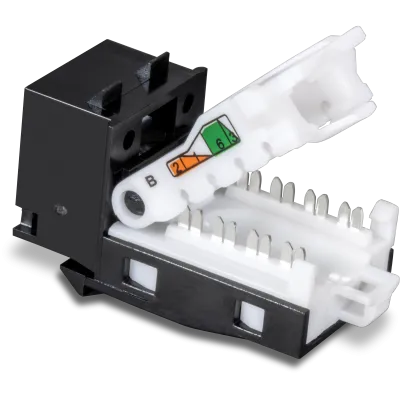 TRENDNET - TC-K25C6BK - 25 Pack Cat6 RJ-45 Keystone Jack, Black
