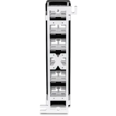 TRENDNET - TC-KP12V - 12-Port Blank Angled Wall Mount Keystone Patch Panel