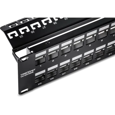 TRENDNET - TC-KP48S - 48-Port Blank Keystone Shielded Patch Panel