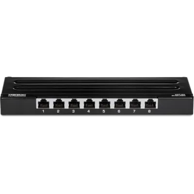 TRENDNET - TC-P08C6AS - 8-Port Cat6A Shielded Wall