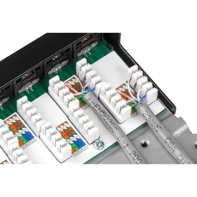 TRENDNET - TC-P24C6AHS - 24 Port Cat6a Shielded Half-U Patch Panel