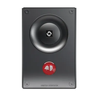 Hanwha - TCIS-2 - Zenitel Turbine Intercom, Audio only, Full Duplex, Group call, AVC, AEC, HD voice, Outdoor IP66, IK10, 95dB at 1 m (Open Duplex),105 dB at 1m(Half Duplex) PoE, 6 x I/O,12mA LED driver output, SIP, UL , Cisco Certified, Avaya Certifi