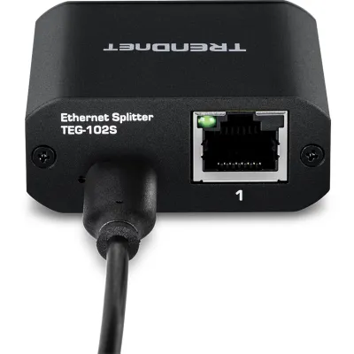 TRENDNET - TEG-102S - 2-Port Gigabit Splitter with USB Type C Power