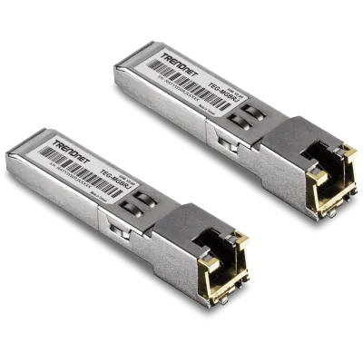 Trendnet - TEG-MGBRJ/2 - Two-Pack 1000BASE-T RJ45 Copper SFP Module
