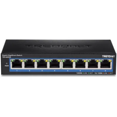 TRENDNET - TEG-S80ES - 8-Port Gigabit EdgeSmart Switch