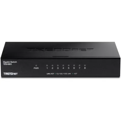 TRENDNET - TEG-S83 - 8-Port Gigabit Switch /w metal case