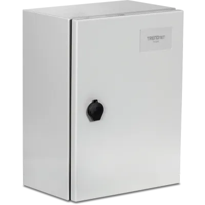TRENDNET - TI-CA2 - Outdoor IP66 Steel Enclosure With Lockable Hinged Door