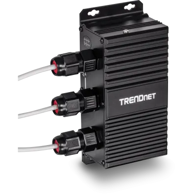 TRENDNET - TI-EU120 - 2-Port Industrial Outdoor Gigabit UPoE Extender