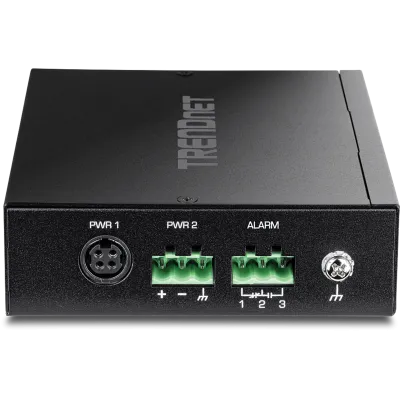 TRENDNET - TI-G50611 - 6-Port Industrial 2.5G DIN-Rail Switch with 10G Ports