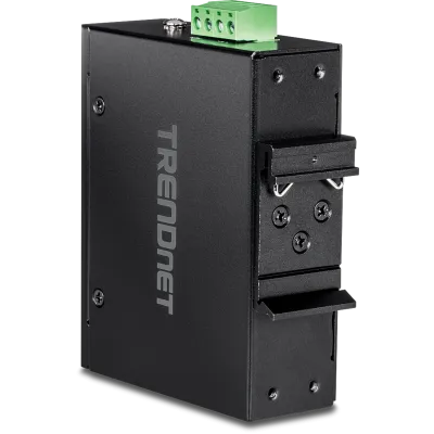 TRENDNET - TI-PF11SFP - Hardened Industrial SFP to Gigabit PoE+ Media Converter