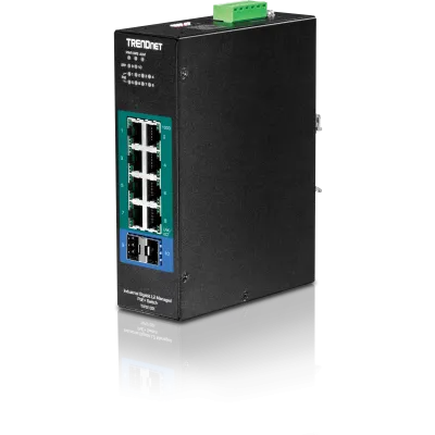 TRENDNET - TI-PG102i - 10-Port Industrial Gigabit L2