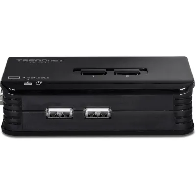 TRENDNET - TK-207K - 2-port USB KVM Switch Kit (include 2 x KVM Cables)