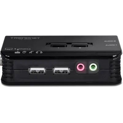 TRENDNET - TK-209K - 2-port USB KVM Switch Kit w/Audio (include 2 x KVM Cables)