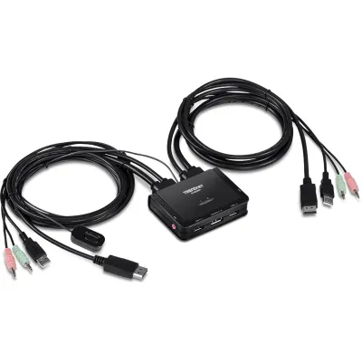 TRENDNET - TK-220DPi - 2-Port 4K DisplayPort KVM Switch