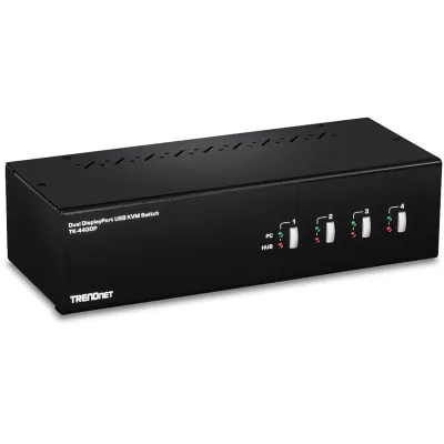 TRENDNET - TK-440DP - 4-Port Dual Monitor Display Port KVM Switch